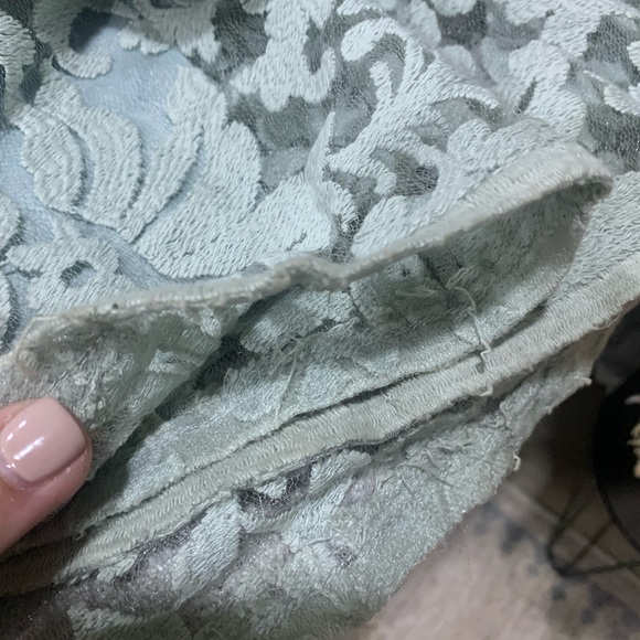 Tadashi Lace gown Dress Sz 12 - Picture 7 of 10